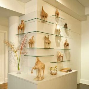 Living Room Display Shelves