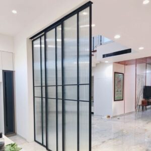 Sliding Aluminium Partition