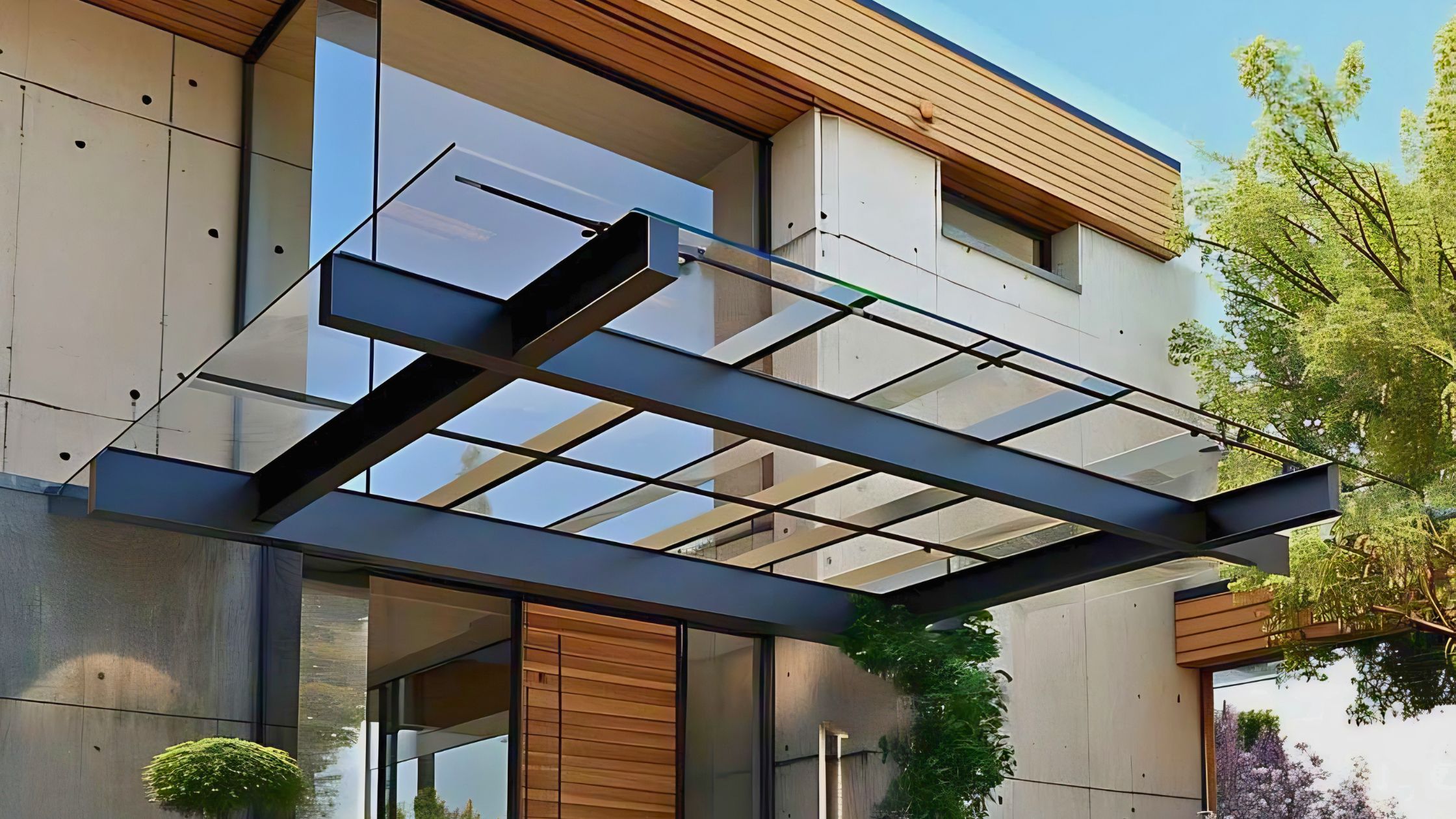 Glass Canopy Design for Homes and Commercial Spaces Types and Benefits